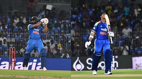 Rohit Sharma and Yashasvi Jaiswal were involved in a strong stand for the opening wicket