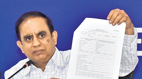 Telangana Chief Electoral Officer (CEO) C Sudarshan Reddy