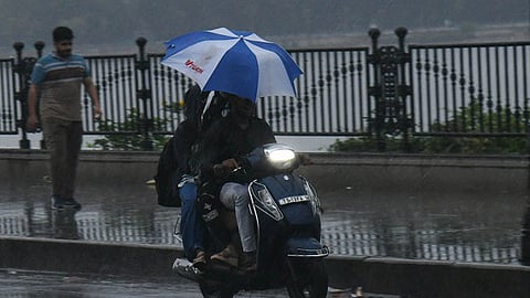 It never rains in the morning in Hyderabad