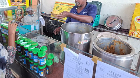 Stalls run by the Hindu Religious and Charitable Endowments (HR&CE) department at the Marudhamalai Subramaniyaswamy Temple are allegedly selling prasadham at double the price fixed by the department.