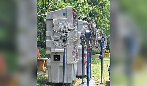 Cooling centres set up for NEET students.