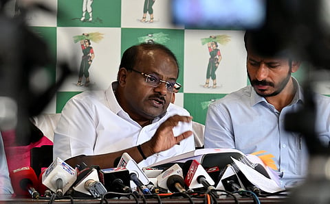 Union Minister for Steel and Heavy Industries HD Kumaraswamy 