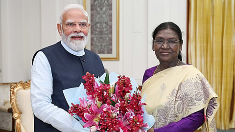 Amid cabinet reshuffle buzz, PM Modi meets President Murmu.