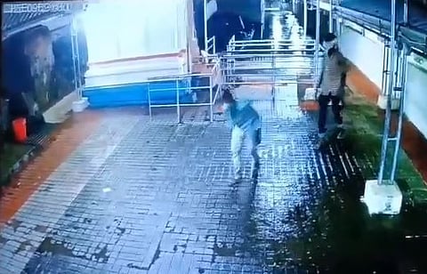 There are three CCTV cameras installed at the temple; however, the miscreants reportedly covered the cameras with cloth before committing the theft.