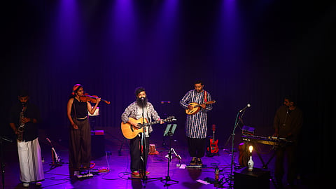 Musician Vasu Dixit (centre) is skeptical, noting that AI for music is in an initial stage