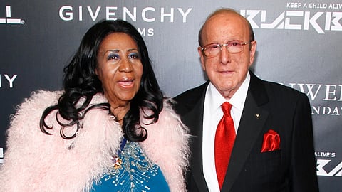 Aretha Franklin, left, and Clive Davis, attend Keep a Child Alive’s 2014 Black Ball in New York on Oct. 30, 2014.
