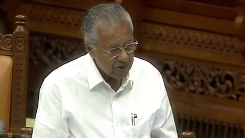 Leader of Opposition in the state assembly, Pinarayi Vijayan.