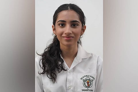 Devina Gahlot of Delhi Public School in Vasant Kunj, is now the all-India topper in the CUET-UG exam.
