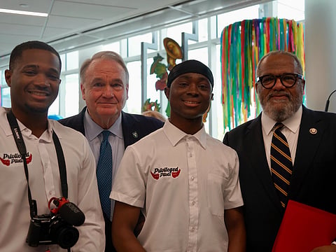 He said, “God has given me another life, a new chapter,” speaking at a celebration at Manning Family Children’s alongside his care team and officials including Gov. Jeff Landry, U.S. Rep. Troy Carter, and New Orleans Mayor Helena Moreno.
