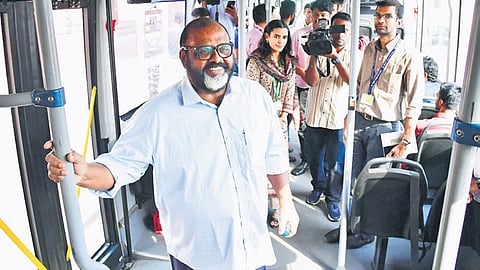 Transport Minister C P John