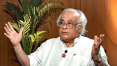 Congress MP Jairam Ramesh speaks during an interview with PTI, in New Delhi, Tuesday, June 23, 2026.