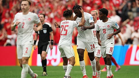 Canada qualified for the knockout stage of the World Cup for the first time in their history,