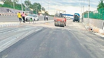 According to the BDA, the inauguration is only for the main carriageway of the MAR, while service roads are not part of the inauguration. 