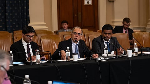 India’s Ambassador to the US, Vinay Mohan Kwatra at the meeting with members of the US House Ways and Means Committee