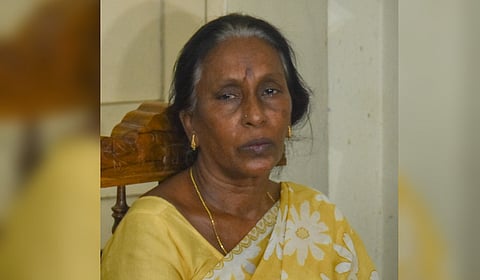Gaade Vijayalakshmi mother of Sai Krishna. 