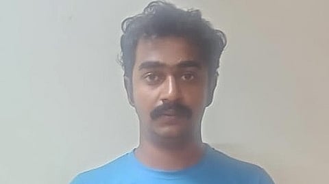 Kenneth, co-accused in the KR Puram triple murder case arrested in Puducherry on Thursday night. 