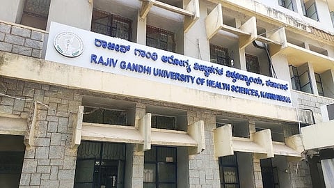 Rajiv Gandhi University of Health Sciences.
