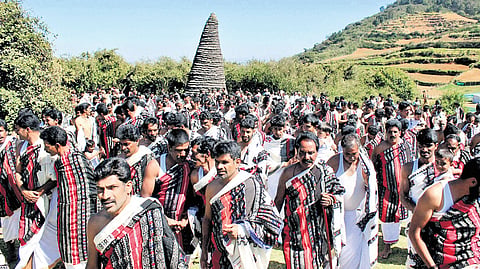 The Toda community holding New Year celebrations in 2017 near Ooty.