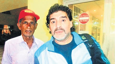When Kuthirip Mohammed met Argentina legend Diego Maradona in Dubai in 2013
