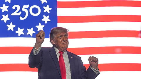 US President Donald Trump 
