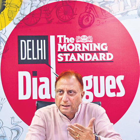 Mayor Pravesh Wahi in a wide-ranging conversation with The Morning Standard editorial team during the Delhi Dialogues 