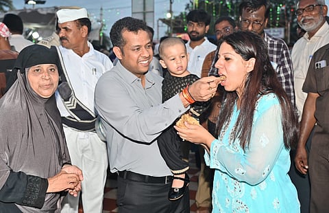 The Bara Shaheed Dargah was fully geared up for the Gandha Mahotsavam. 