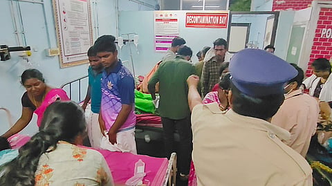 Two injured persons are in a critical condition