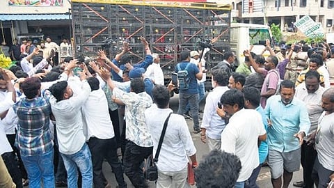 Minister Gottipati reiterated that the NDA government was committed to development, safeguarding public order and upholding democratic values, adding that any attempt to disturb peace would be dealt with firmly under the law.