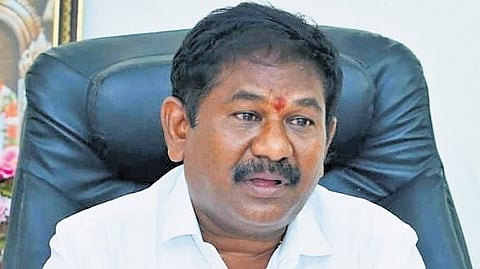 Social Welfare Minister Dola Sree Bala Veeranjaneya Swamy.