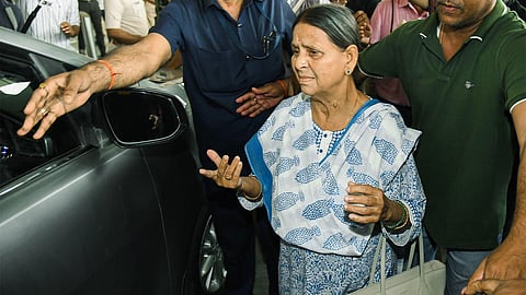 Former Bihar chief minister Rabri Devi.