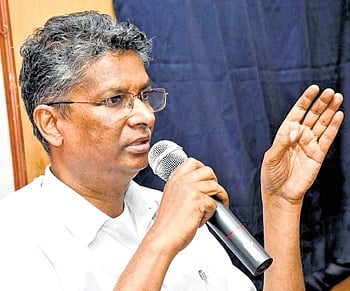 In politics, one moves ahead only when another is left behind: Min Satish