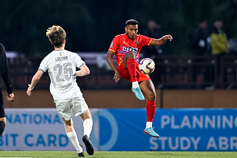  Adarsh playing for Tsirang FC