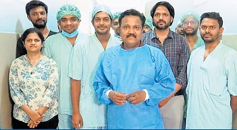 The doctors who were part of the team that performed the complex surgery at the OGH