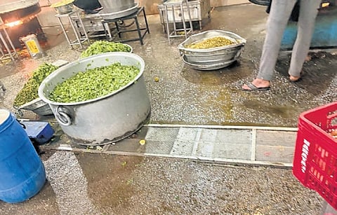Narayana Educational Society’s central kitchen in Madhapur