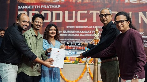 A still from Anna Ben-Sangeeth Prathap film launch