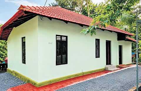 The house built by the Orthodox Church for an elderly couple 