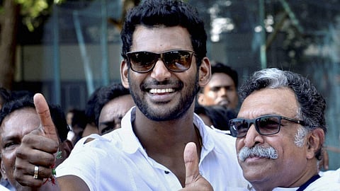 Actors Vishal and Nasser
