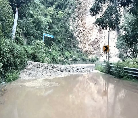 Continuous rockfall and falling debris are hampering restoration efforts. 