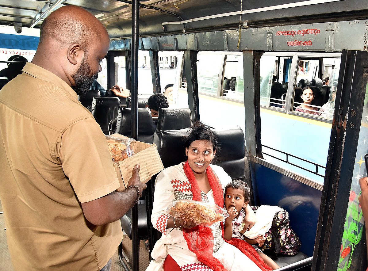 Private bus operators in Kerala sell snacks on board to protest minister's ‘alternative revenue' suggestion