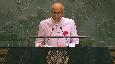  India's Permanent Representative to the UN, Ambassador Harish Parvathaneni.