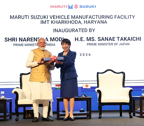 Prime Minister Narendra Modi and the Prime Minister of Japan, Sanae Takaichi, virtually inaugurated the MSIL's new facility on Thursday during the India-Japan Joint Economic Forum at New Delhi. 