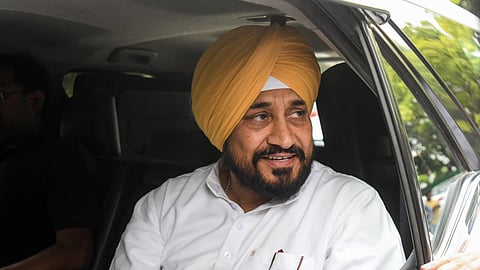 In this photo from May 29, 2026, former Punjab Chief Minister Charanjit Singh Channi arrives to attend a meeting with Congress President Mallikarjun Kharge at his residence in New Delhi.