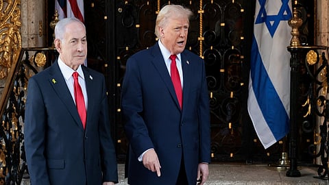 US President Donald Trump and Israeli Prime Minister Benjamin Netanyahu.