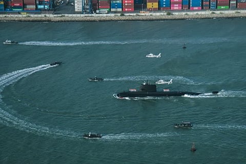 Pakistan’s first Chinese-built Hangor-class sub arrived in Karachi last month. Its AIP tech lets it stay underwater for weeks, a capability Indian submarines still lack. 