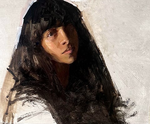 A self portrait by Akshaya Parthasarathy