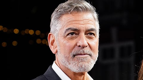 George Clooney appears at the screening of the film "The Boys In The Boat" in London on Dec. 3, 2023
