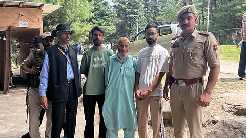 police have arrested three alleged Over Ground Workers (OGWs) of militants with the help of advanced facial recognition system.