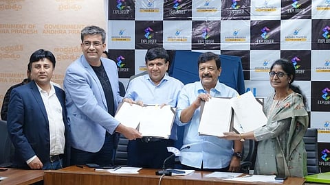 Tourism Minister Kandula Durgesh signs a 3-year MoU with Explurger to make AP India's first AI-powered tourism state. 