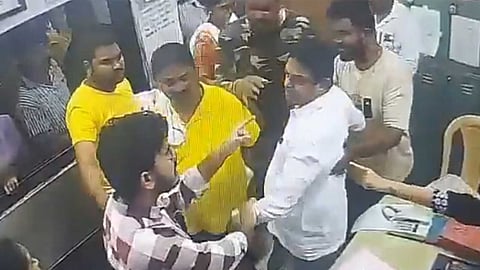 The video purportedly showed the Sena corporator, Ramesh Sukrya Mhatre, hitting the doctors.