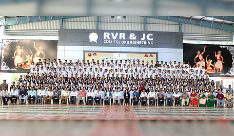 
RVR & JC College of Engineering 36th outgoing and 11th Autonomous batch students Graduation day celebrations. Dr Khambampati Hari Babu, Governor, Odissa state attend as chief guest for the occasion. 